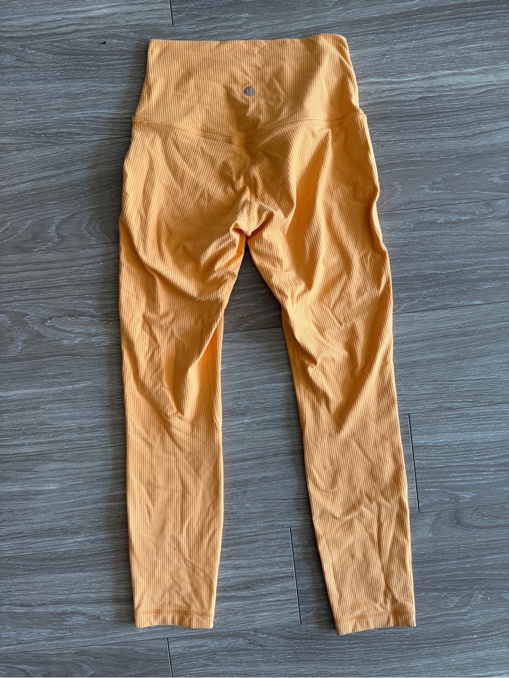 Lululemon Align Ribbed High-Rise Pant 25" Mango Dream size 4 - Picture 4 of 9